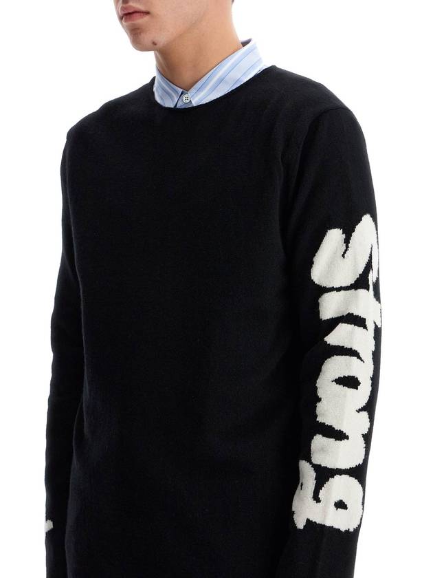 wool jacquard pul - COMME DES GARCONS - BALAAN 4