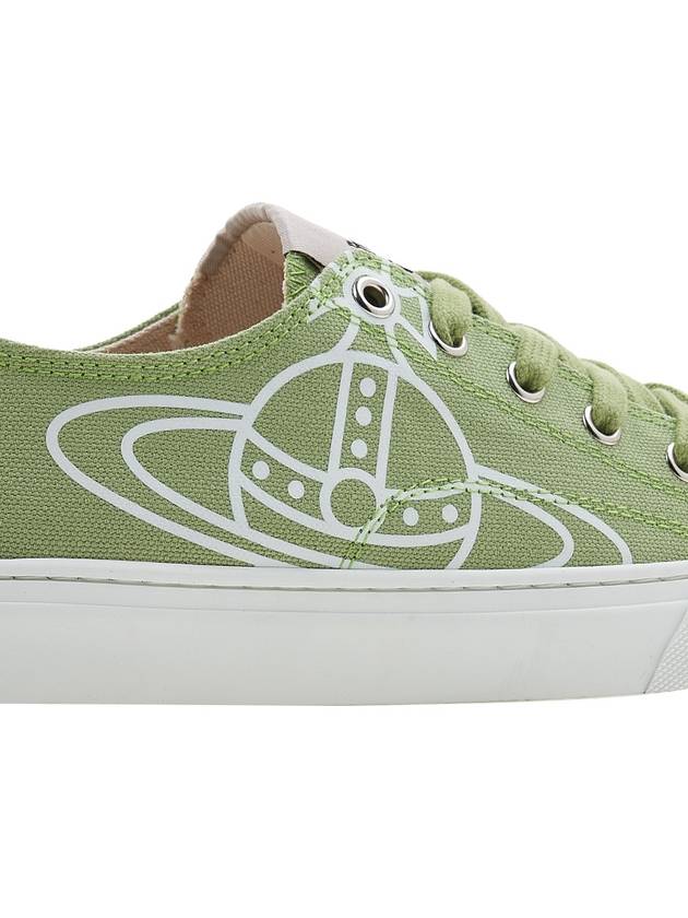 ORB Logo Low Top Sneakers Green - VIVIENNE WESTWOOD - BALAAN 11