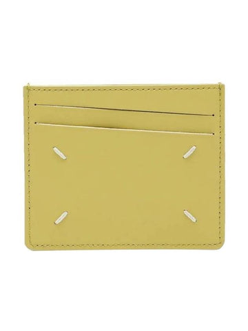 Stitch Diagonal Card Wallet Lemon - MAISON MARGIELA - BALAAN 1