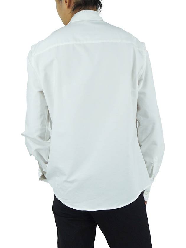 De Coeur Long Sleeve Shirt Ivory - AMI - BALAAN 7