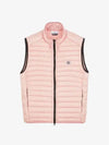 G0224 Packable Loom Woven Chamber Re-Nylon Down TC Vest Pink - STONE ISLAND - BALAAN 3