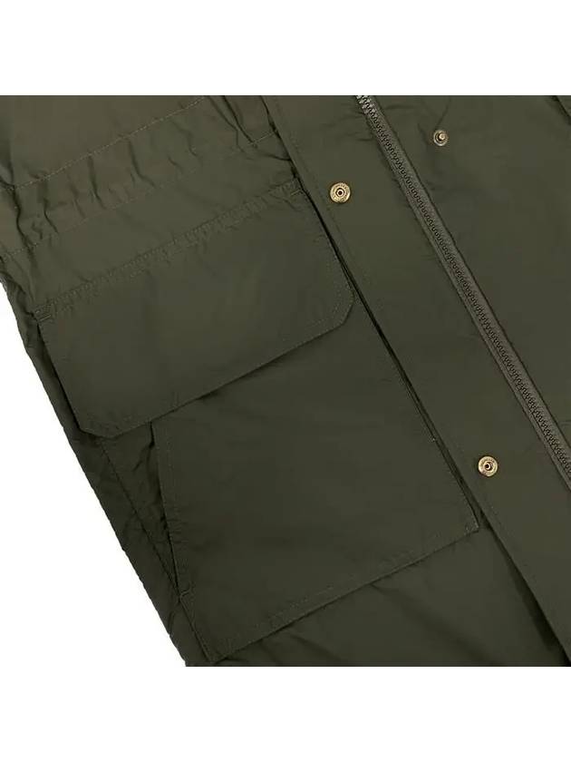 Hiengos Hooded Raincoat Dark Green - MONCLER - BALAAN 7