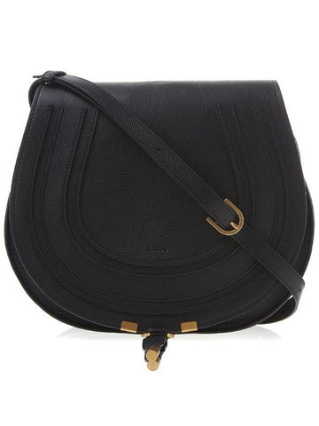 Marci Medium Cross Bag Black - CHLOE - BALAAN.