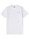 Slogan Print Short Sleeve T-Shirt White - SPORTY & RICH - BALAAN 2