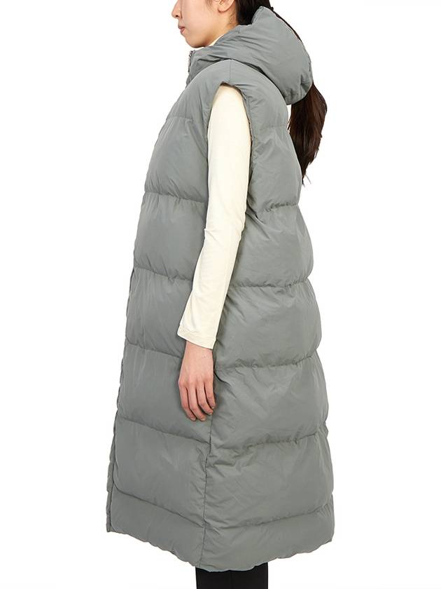 Women's Hooded Padded Vest Green - STUDIO NICHOLSON - BALAAN 5