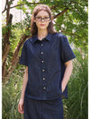 Intrigue M Point Half Denim Shirt - MICANE - BALAAN 1