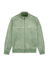 Lioni velor track jacket hedge green velvet - SERGIO TACCHINI - BALAAN 1