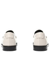 Le Loafer Penny Slippers In Smooth Leather Pearl - SAINT LAURENT - BALAAN 9