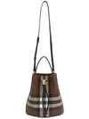 Small TB Bucket Bag Dark Birch Brown - BURBERRY - BALAAN 8