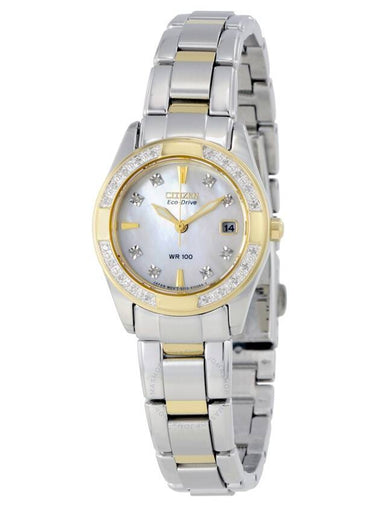 Citizen Regent Eco-Drive Mother of Pearl Dial Ladies Watch EW1824-57D - CITIZEN - BALAAN 1