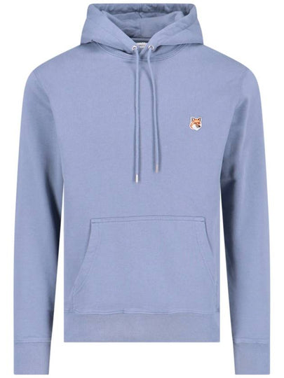 Fox Head Patch Regular Hoodie Light Blue - MAISON KITSUNE - BALAAN 2