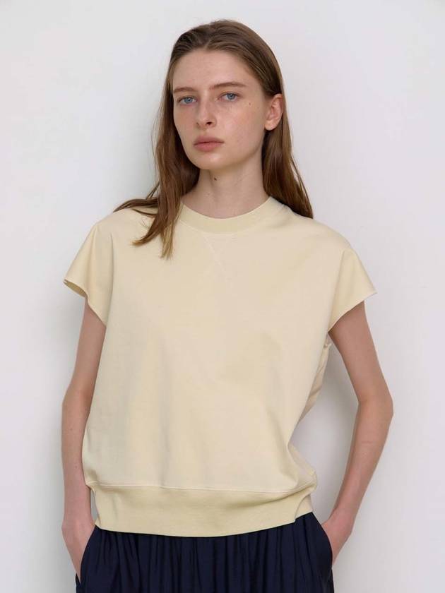 mild drop shoulder tee custard cream - KILHOUETTE - BALAAN 3