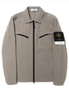 Light Soft Shell Shirt Jacket Dove Grey - STONE ISLAND - BALAAN 2