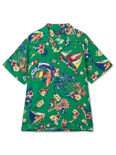 Classic Fit Polo Bear Print Camp Shirt Multi - POLO RALPH LAUREN - BALAAN 2