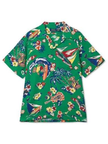 Classic Fit Polo Bear Print Camp Shirt Multi - POLO RALPH LAUREN - BALAAN 1