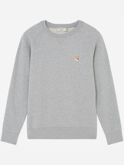 Fox Head Patch Classic Sweatshirt Grey Melange - MAISON KITSUNE - BALAAN 2