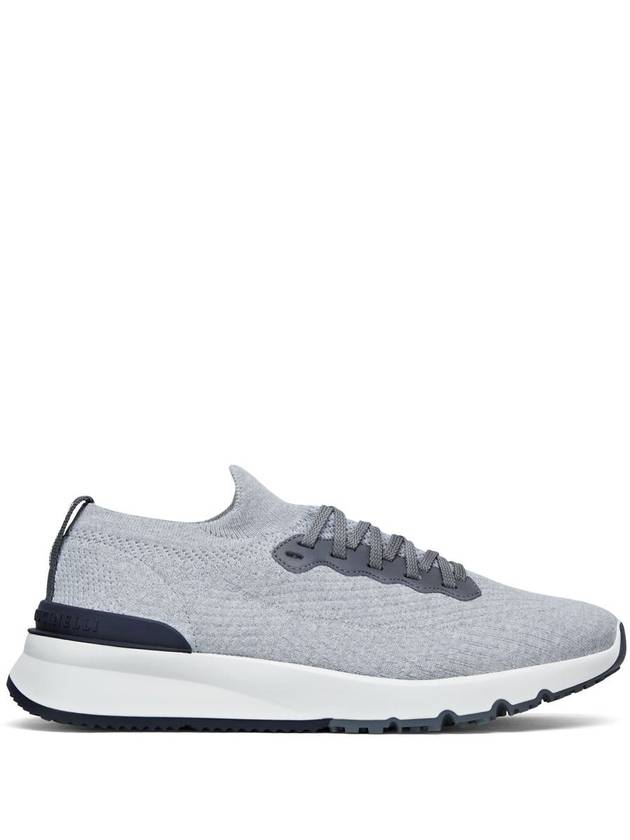 Knit Running Sneakers Grey - BRUNELLO CUCINELLI - BALAAN 2