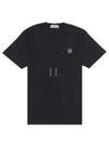 Organic Cotton Short Sleeve T-Shirt Black - STONE ISLAND - BALAAN 2