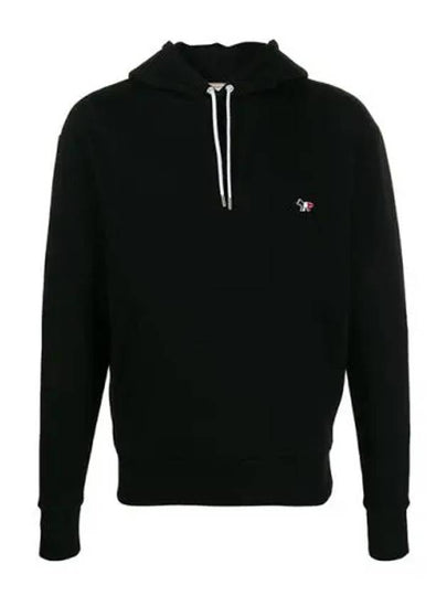 Tricolor Fox Patch Classic Hoodie Black - MAISON KITSUNE - BALAAN 2