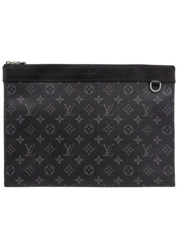 Women s M62291 Monogram Eclipse Pochette Apollo Clutch Bag - LOUIS VUITTON - BALAAN 1