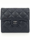 Caviar flap bifold wallet - CHANEL - BALAAN 1