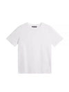 Alpha Logo Print Short Sleeve T-Shirt White - J.LINDEBERG - BALAAN 2