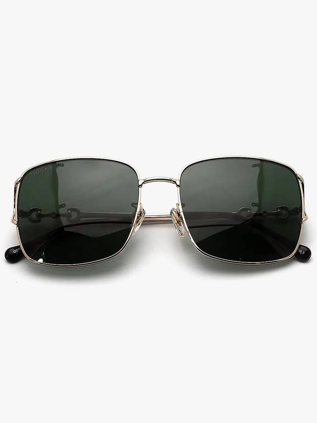 Eyewear Square Metal Sunglasses Gold - GUCCI - BALAAN 6