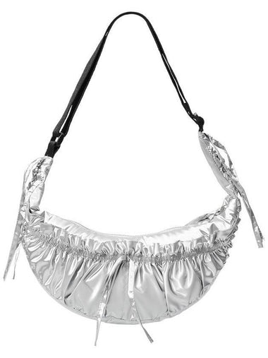 2 Way Shirring May Lily Shoulder Bag Silver - DON’T ASK MY PLAN - BALAAN 1