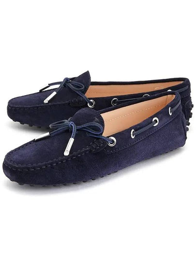 Gommino Suede Driving Shoes Blue - TOD'S - BALAAN 2