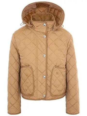 Women s diamond quilting beige jacket 270411 - BURBERRY - BALAAN 1