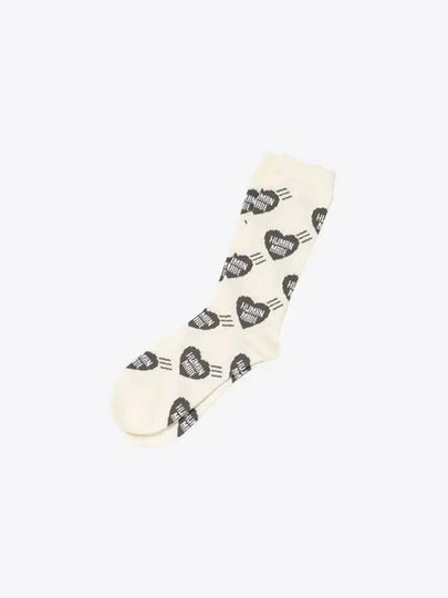 heart socks ivory gray - HUMAN MADE - BALAAN 2