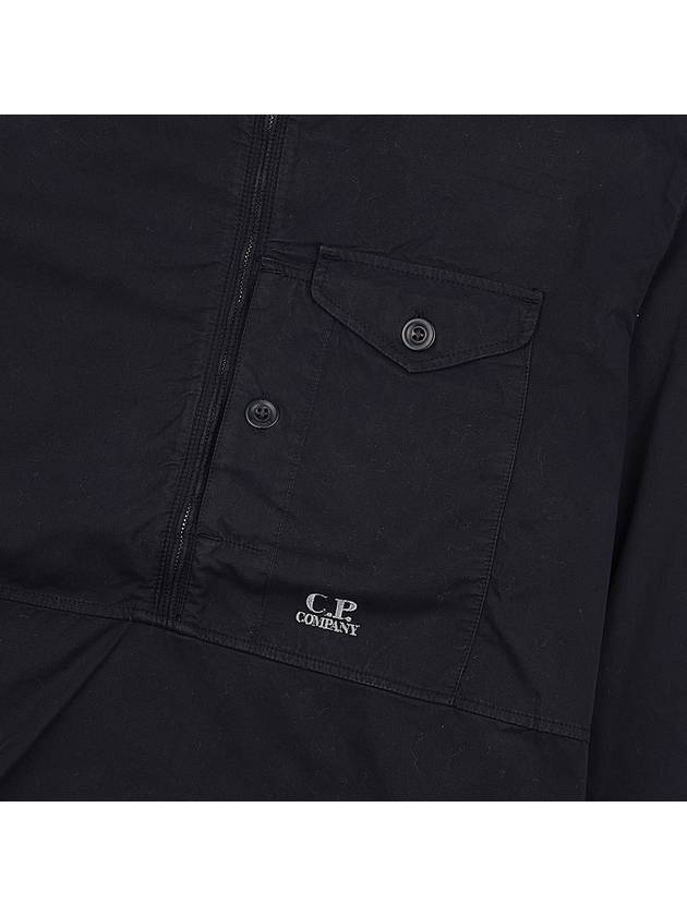 Gabardine Utility Anorak Black - CP COMPANY - BALAAN 7