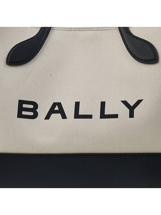 Logo Fabric Tote Bag BAR KEEP ON EW I182O - BALLY - BALAAN 6