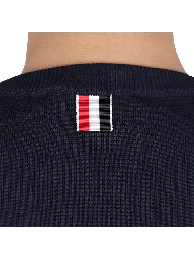 Men's Stripe Wool Knit Top Navy - THOM BROWNE - BALAAN 9