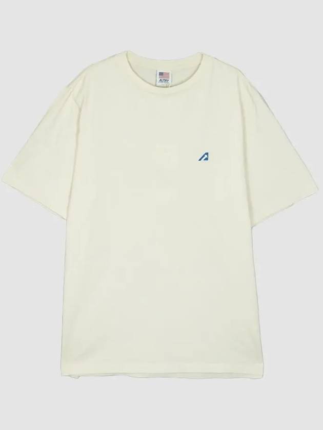 Tennis Crew Neck Short Sleeve T-Shirt White - AUTRY - BALAAN 3