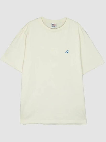 Tennis Crew Neck Short Sleeve T-Shirt White - AUTRY - BALAAN 2