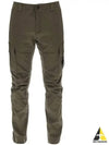 Stretch Sateen Ergonomic Lens Cargo Straight Pants Green - CP COMPANY - BALAAN 2