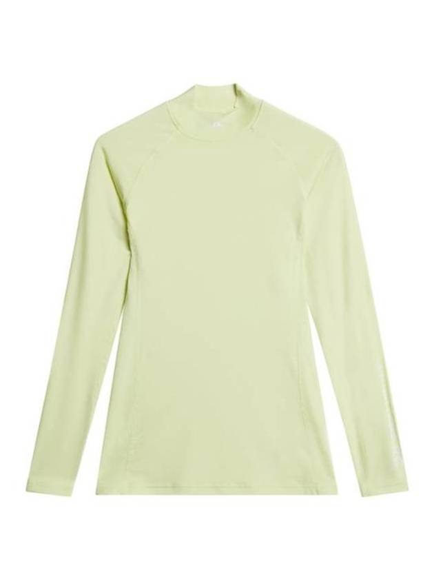 Asa soft compression long sleeve t shirt pale lime yellow - J.LINDEBERG - BALAAN 2