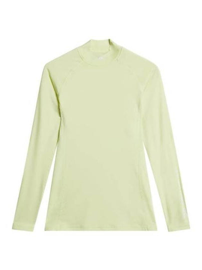 Asa soft compression long sleeve t shirt pale lime yellow - J.LINDEBERG - BALAAN 2