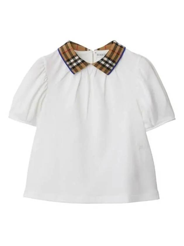 24SS Kids T-Shirt 8073164152081 White - BURBERRY - BALAAN 2