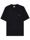 Metropolis Series Short Sleeve T-Shirt Black - CP COMPANY - BALAAN 11