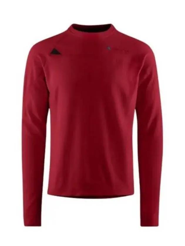 Men's Sigyn Crew Neck Long Sleeve T-Shirt Red - KLATTERMUSEN - BALAAN 2