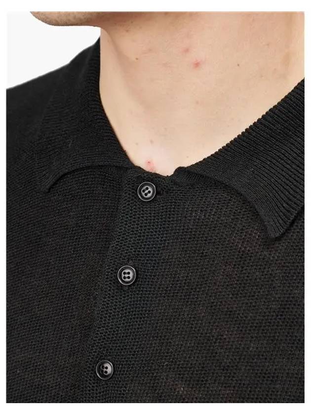 Men's Fred Polo Short Sleeve Polo Shirt Black - A.P.C. - BALAAN.