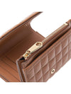 Quilted Leather Small Lola Half Wallet Brown - BURBERRY - BALAAN 8