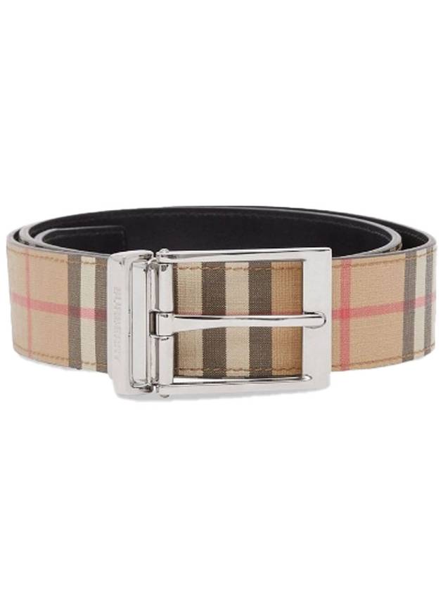 Lewis Leather Belt Beige - BURBERRY - BALAAN 2