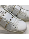 Men's Rockstud Untitled Low Top Sneakers White - VALENTINO - BALAAN 3