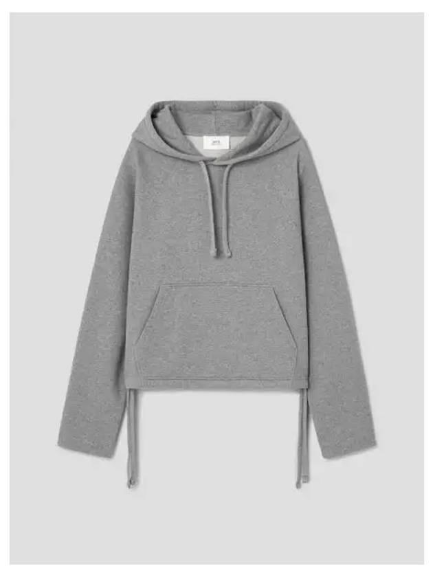 Unisex ADC Crop Hooded Sweatshirt Hoody Gray Domestic Product GM0024031292996 - AMI - BALAAN 1