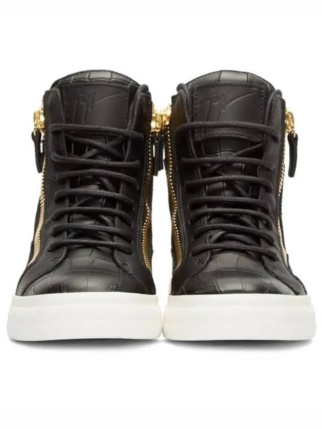 Croc Black Women's High Tops RW5006 - GIUSEPPE ZANOTTI - BALAAN 4