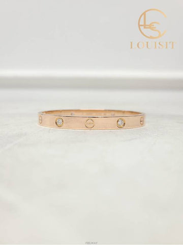 Used luxury goods Lewis It No 17 Rose gold 4P love bracelet - CARTIER - BALAAN 1