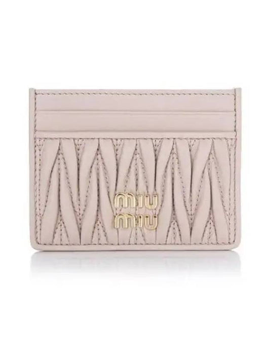 MIU Napa Leather Materasse Card Wallet 271030 - MIU MIU - BALAAN 1